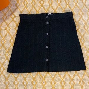 H&M black knit skirt. Size 14. Great condition